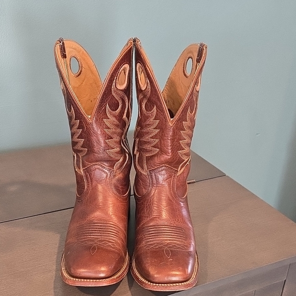 Men's Brown Leather Western Boots